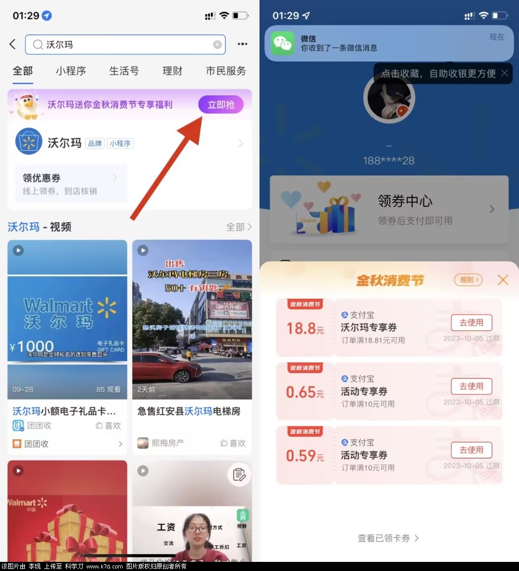 支付宝搜：沃尔玛-民珍网创