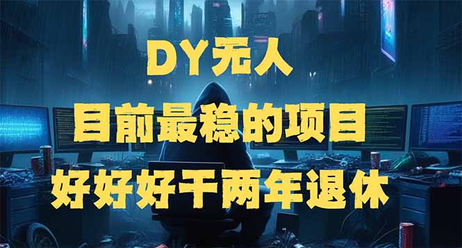 （14263期）DY无人，目前最稳的项目，矩阵放大边旅游边赚钱，好好好干两年退休-民珍网创